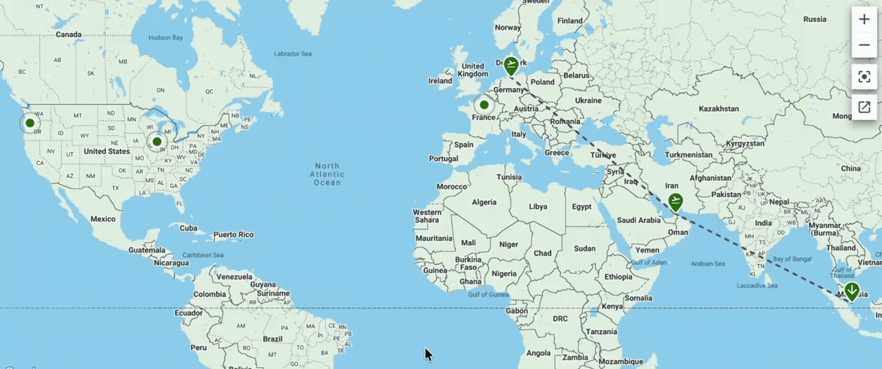 Airtrace is device agnostic, so Airspace can integrate with existing tracking devices to provide real time notifications.